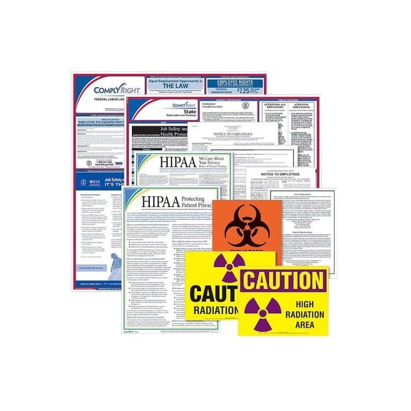 ComplyRight Federal & State Healthcare Public Health Poster Kit CA - California (E50CAUPUBHLTH)