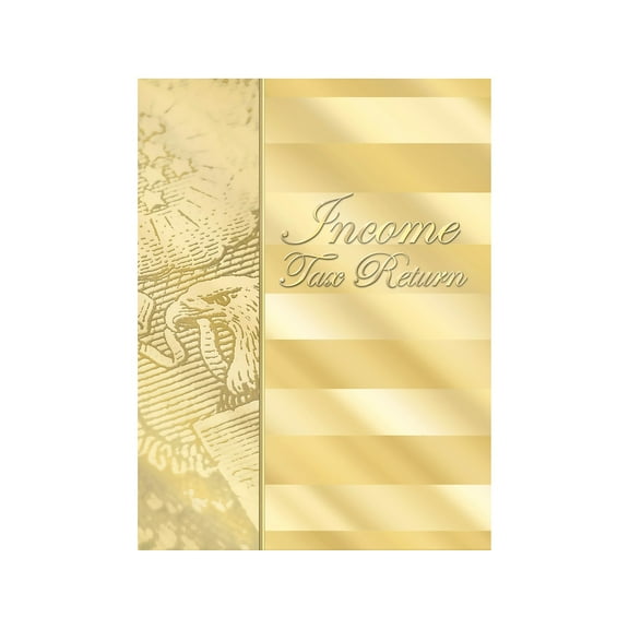 ComplyRight Income Tax Return Presentation Folder Gold 50/Pack (GSF10)