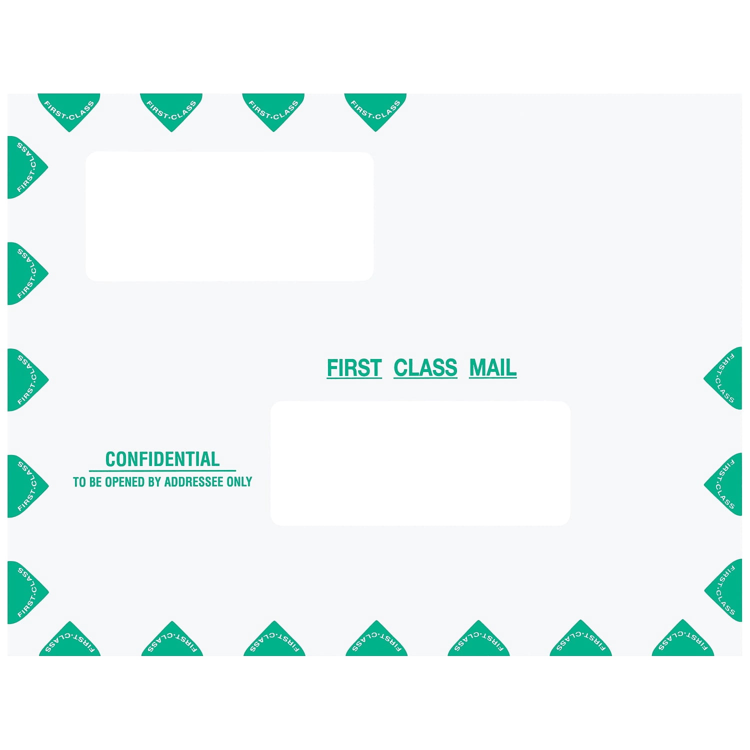 ComplyRight Self-Seal Tax Envelope 10" x 13" White/Green 50/Pack (PEB02)