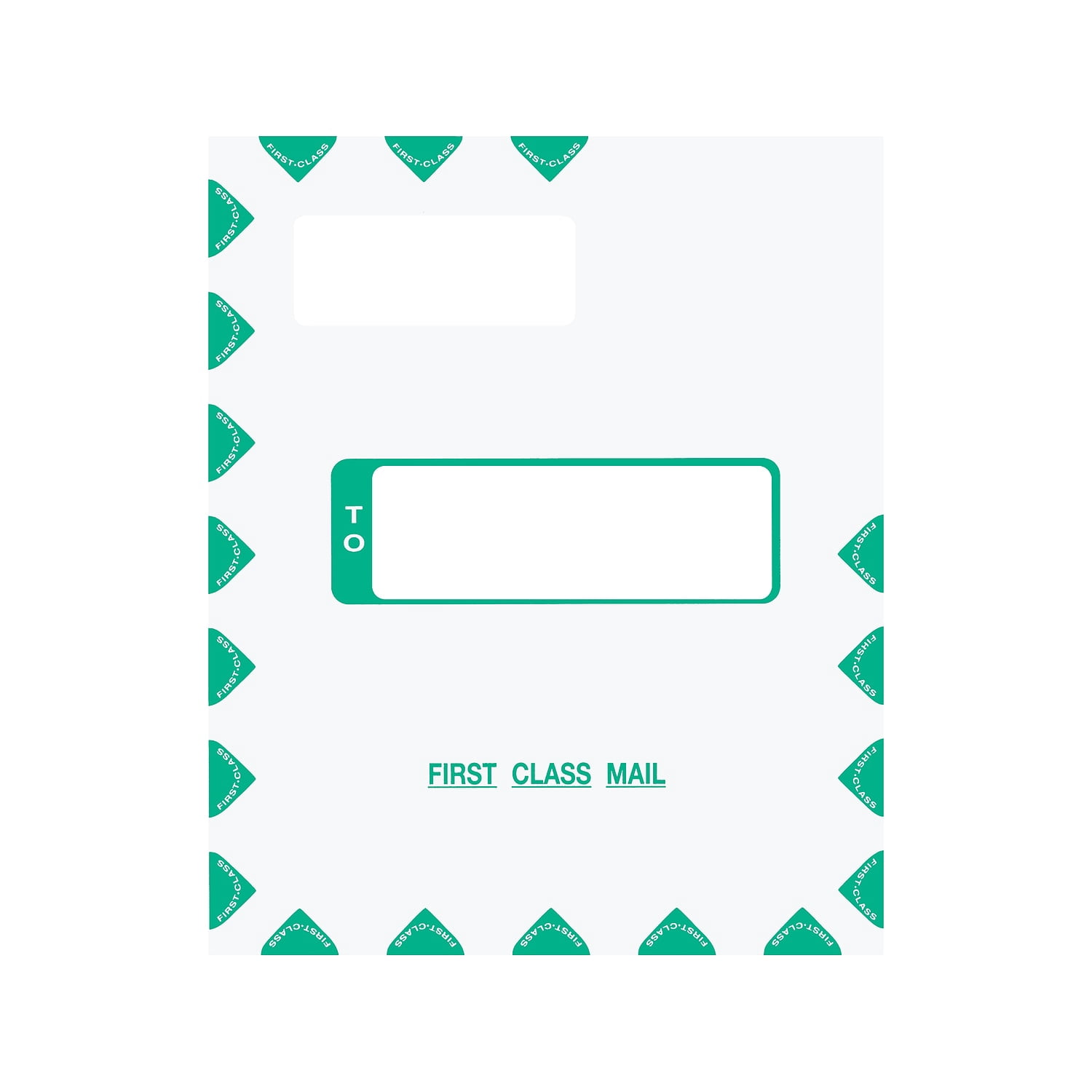 ComplyRight Self-Seal Tax Envelope 11.63" x 9.63" White/Green 50/Pack (PEV48)