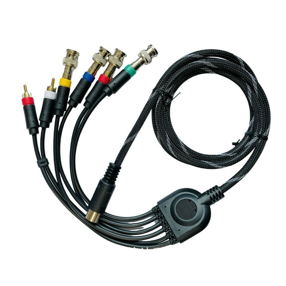 Component Composite Cable Color Monitors Cable Environmentally Friendly Component Composite Cable ABS for MD1 Consoles