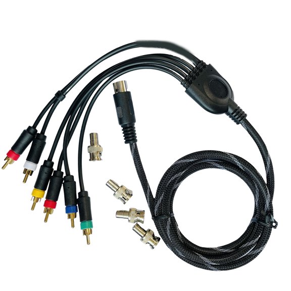Component Composite Cable User friendly Cable RGB/RGBS Cable 16 Bit Cable for MD1 Consoles