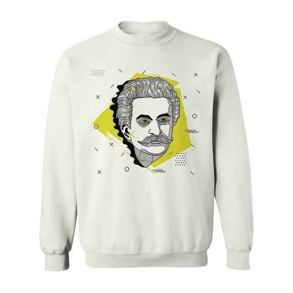 Composer Sculpture Drawing Sweatshirt Men -Image by Shutterstock, Male XX-Large