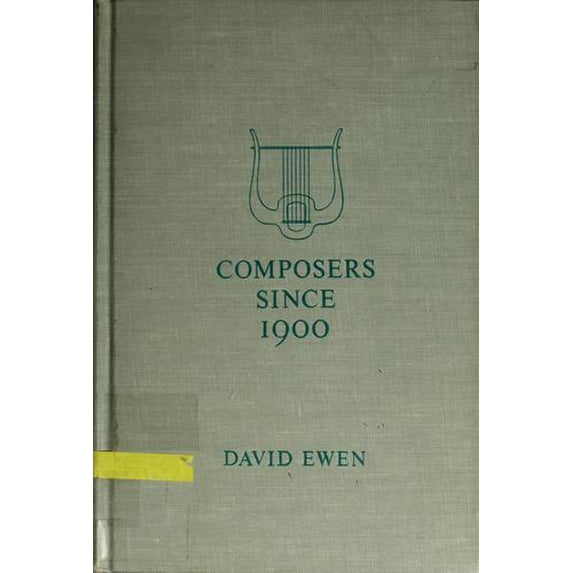 Pre-Owned Composers Since 1900 : A Biographical and Critical Guide 9780824204006 Used