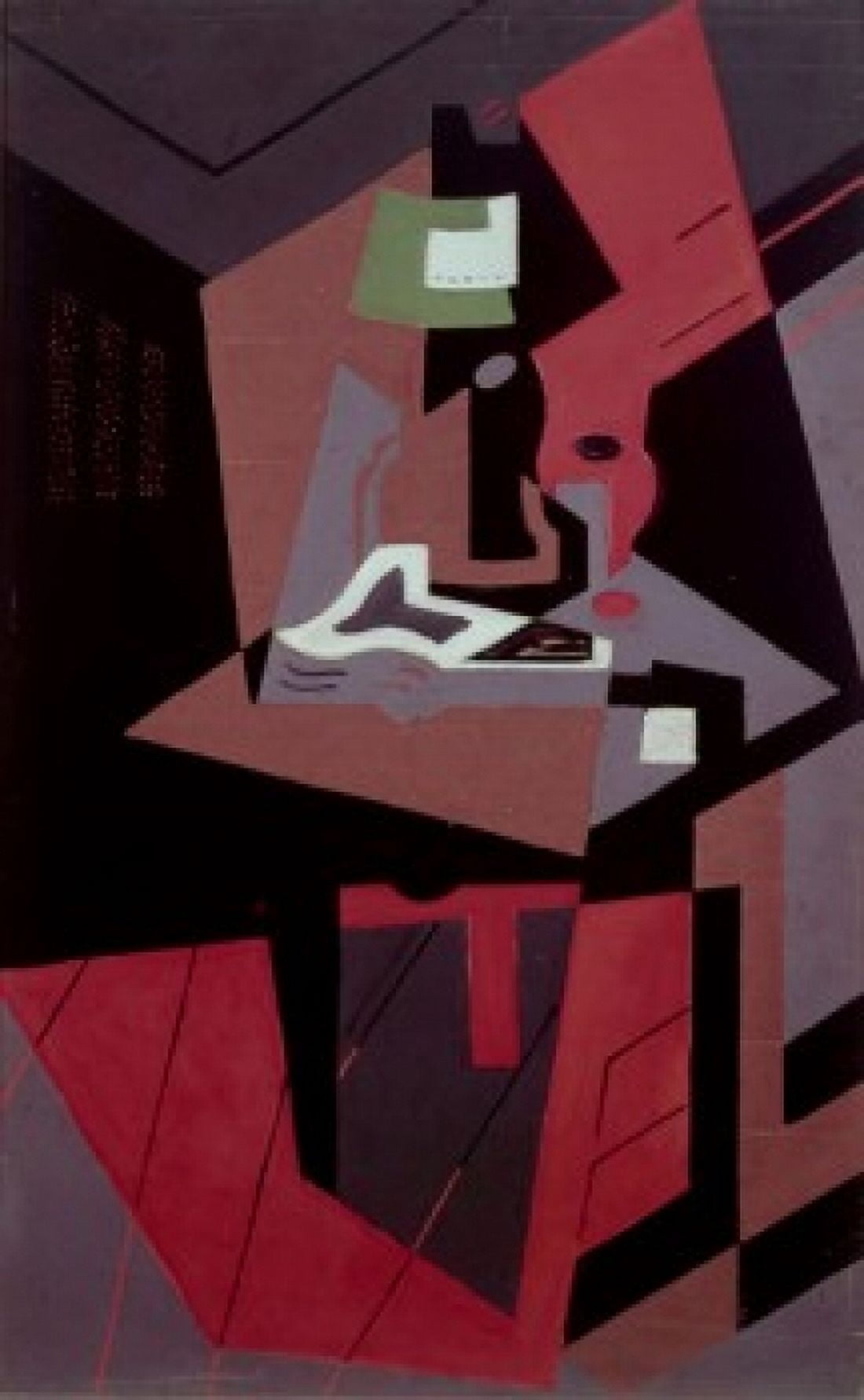 Composicion Juan Gris (1887-1927 Spanish) Museum of Contemporary Art Madrid Spain Canvas Art - Juan Gris (24 x 36)