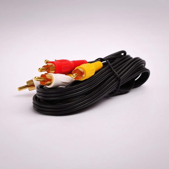 Composite A/V Cable 25 Feet 2 x 2 RCA3MM-RWY-6 By FireFold