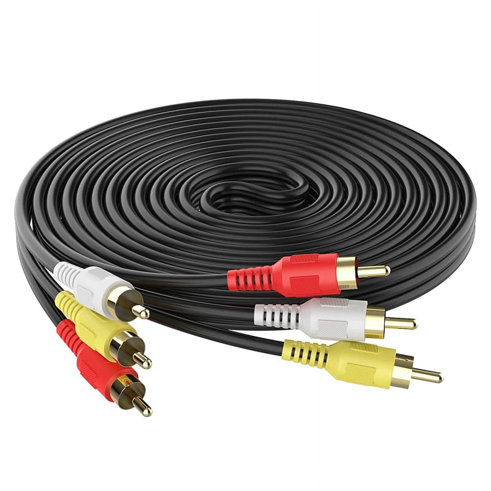 Scosche RCAV25TW 25 Ft. RCA Extension Cable and Connector for Back Up  Cameras