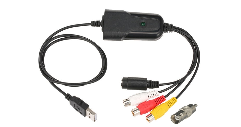 Composite BNC/RCA S-Video To USB DVR Adapter MPEG Editor Recorder ...