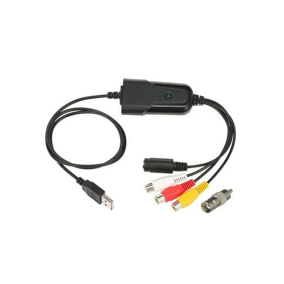 Composite BNC/RCA S-Video To USB DVR Adapter MPEG Editor Recorder