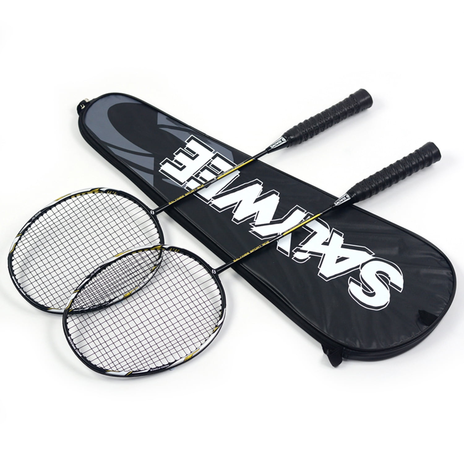 Composite Carbon Fiber Badminton Racket Enhanced Control & Speed, Solid Core Mid-od, Lightweight, 4U, G5, ≤28lbs, with Matching Bag, Great for Beginner Novice Training, Sports Gift Ideas