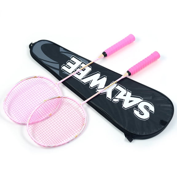 Composite Carbon Fiber Badminton Racket Enhanced Control & Speed, Solid Core Mid-od, Lightweight, 4U, G5, ≤28lbs, with Matching Bag, Great for Beginner Novice Training, Sports Gift Ideas