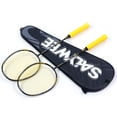 thumbnail image 1 of Composite Carbon Fiber Badminton Racket Enhanced Control & Speed, Solid Core Mid-od, Lightweight, 4U, G5, ≤28lbs, with Matching Bag, Great for Beginner Novice Training, Sports Gift Ideas, 1 of 9