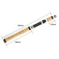 thumbnail image 1 of Composite Cork Spin Fishing Rod Handle with Reel Seat and Rubber Winding Checks, 1 of 9