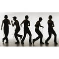 thumbnail image 1 of Composite Image Of A Boy Dancing With Headphones; Edmonton  Alberta  Canada Poster Print, 1 of 2
