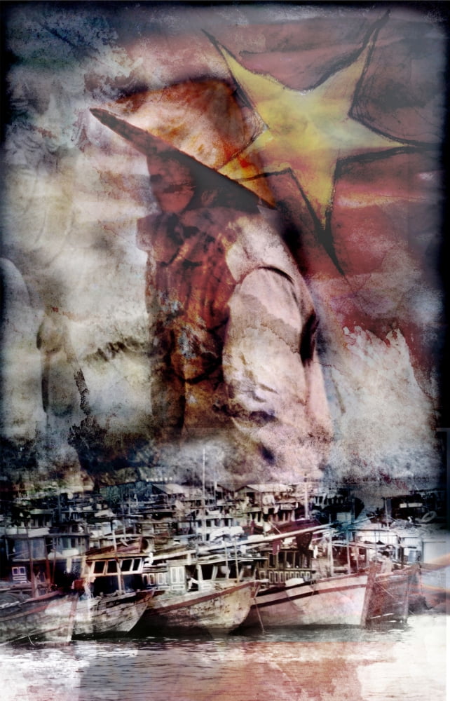 Composite On North Vietnam Canvas Art - Design Pics Eye Traveller Design Pics (24 x 38)