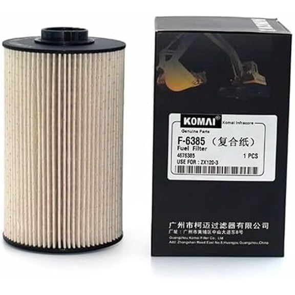 Composite Paper 4676385 Fuel Filter 4649267 4679980 EF-27040 EF-2701 Compatible with Hitachi