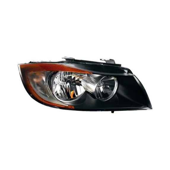 Composite Right Hand Headlamp Assembly for 2006 E90 Sedan Halogen 325i