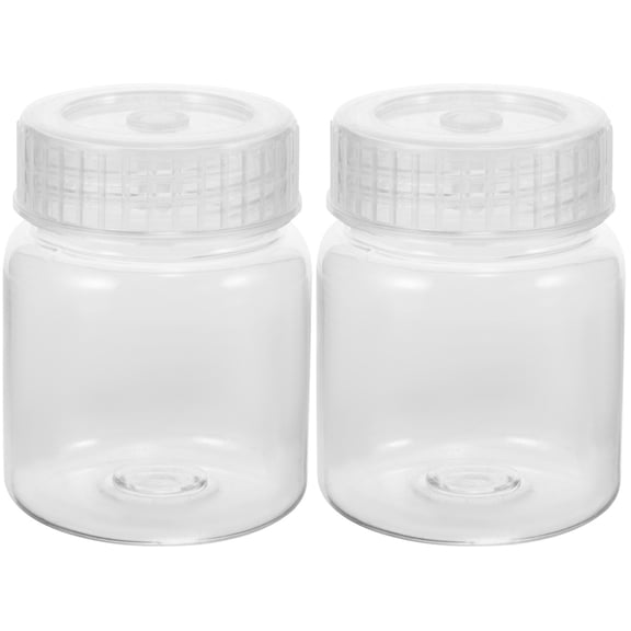 CHICHUMID Reusable Clear Plastic Seed Growing Bottles for Plant Storage, Set of 2 Containers