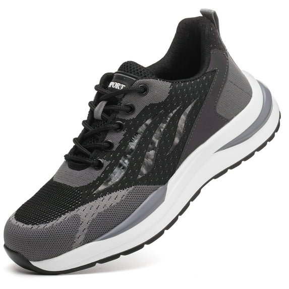Composite Toe Work Shoes for Men Women Safety Shoes Lightweight Breathable Industrial Work Sneakers