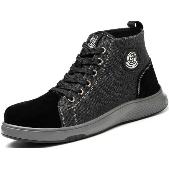 Composite Toe Work Shoes for Men Women Water Resistant Safety Boots Anti-static Construction Work Sneakers