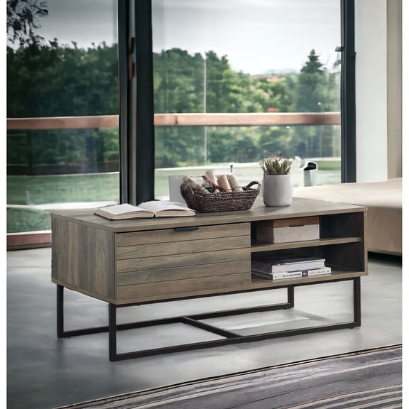 Composite Wood Material - Open Compartment Design - Outdoor Patio (Covered) - Functional Furniture