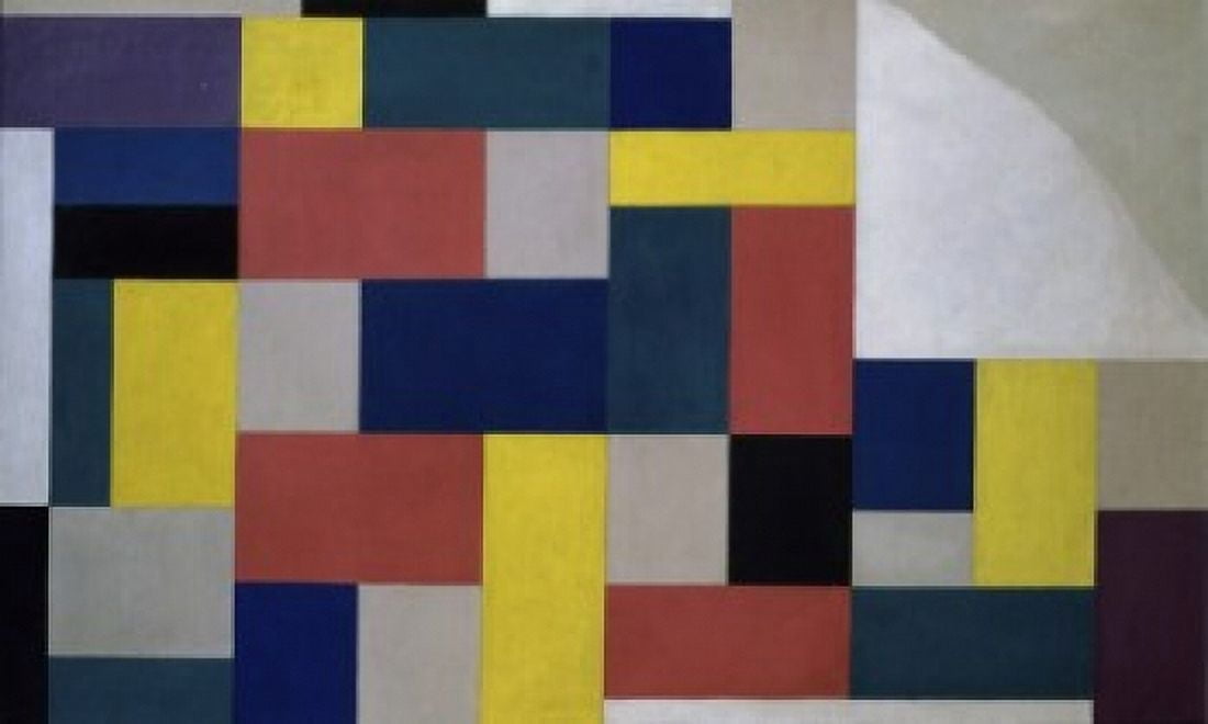 Composition 1920 Theo van Doesburg (1883-1931 Dutch) Musee National dArt de Moderne Centre Georges Pompidou Paris France Canvas Art - Theo van Doesburg (18 x 24)