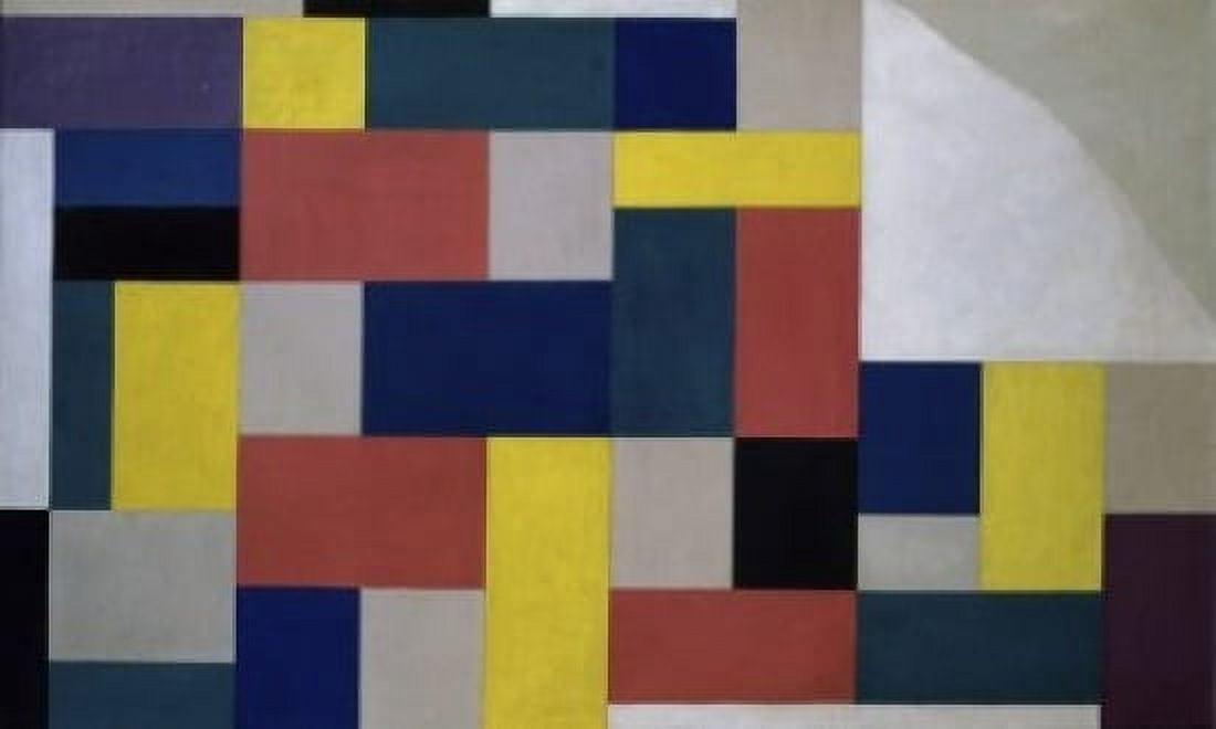 Composition 1920 Theo van Doesburg (1883-1931 Dutch) Musee National dArt de Moderne Centre Georges Pompidou Paris France Canvas Art - Theo van Doesburg (24 x 36)
