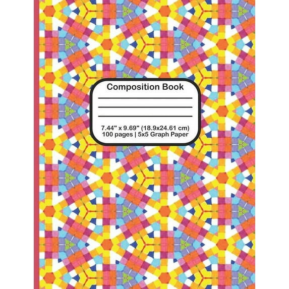 Composition Book: 5x5 Graph Paper (Paperback)