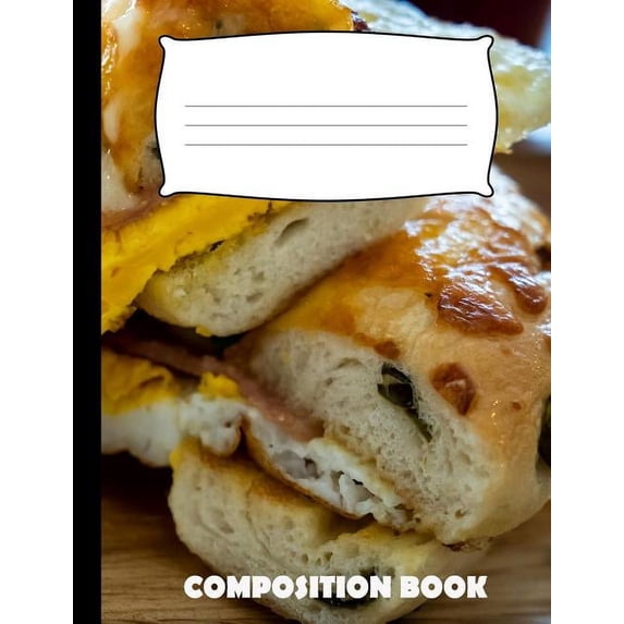 Composition Book: Bagel Composition Notebook Wide Ruled (Paperback)