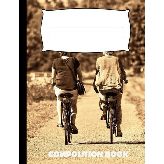Composition Book: Cycling Composition Notebook Wide Ruled (Paperback)