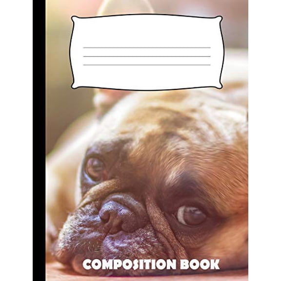 Composition Book: Dog Composition Notebook Wide Ruled (Paperback)