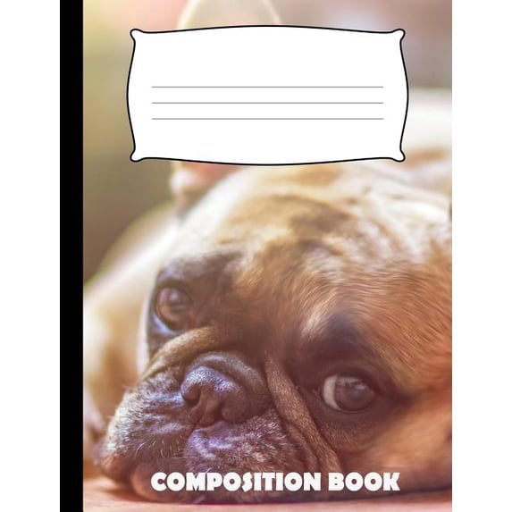 Composition Book: Dog Composition Notebook Wide Ruled (Paperback)