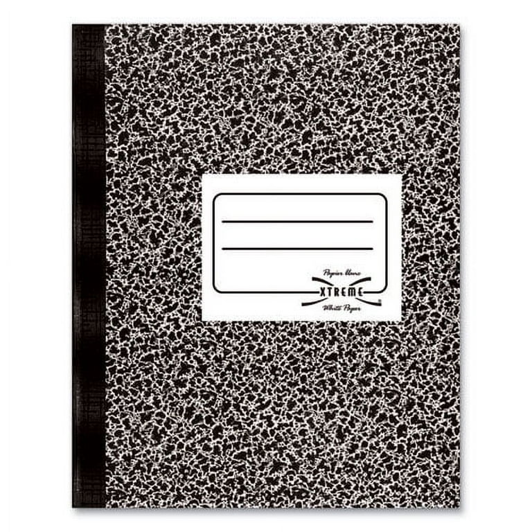 Composition Book, Medium/College Rule, Black Marble Cover, (80) 11 x 8.38 Sheets Composition Book, Medium/College Rule, Black Marble Cover, (80) 11 x 8.38 Sheets