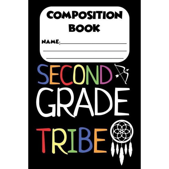 Composition Book Second Grade Tribe Back To School Primary Composition