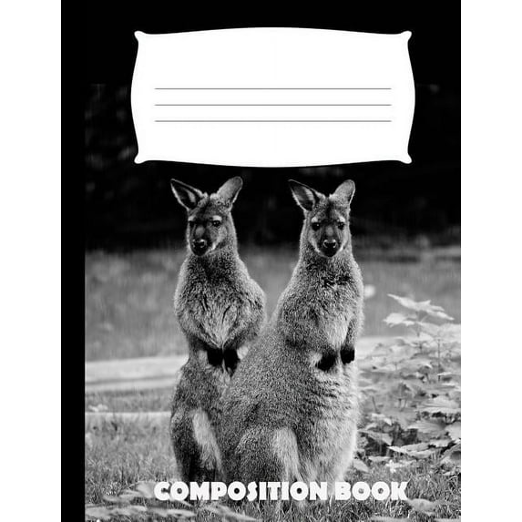 Composition Book: Wallaby Composition Notebook Wide Ruled (Paperback)