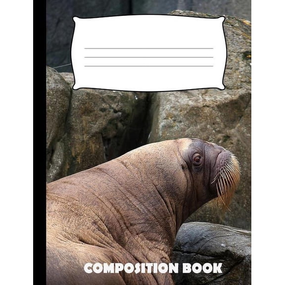 Composition Book: Walrus Composition Notebook Wide Ruled (Paperback)
