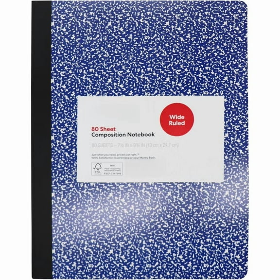 Composition Book Wide Ruled - Dealwarthy
