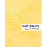 Composition Book, Wide Ruled, Paperback