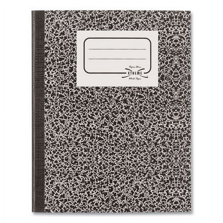 Composition Book, Wide/Legal Rule, Black Marble Cover, (80) 10 x 7.88 Sheets Composition Book, Wide/Legal Rule, Black Marble Cover, (80) 10 x 7.88 Sheets