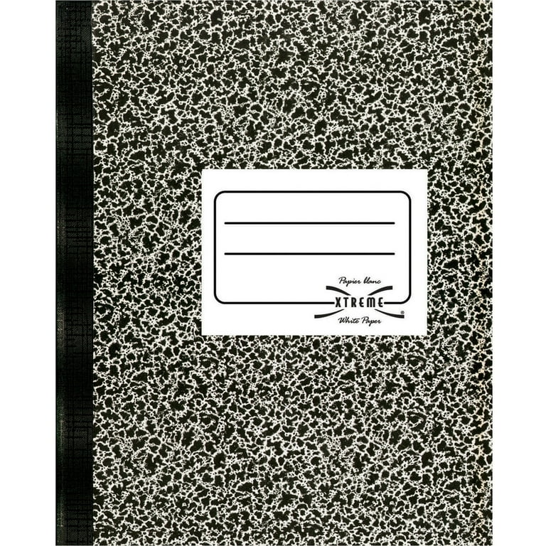 Composition Book, Wide/Legal Rule, Black Marble Cover, (80) 10 x 7.88 Sheets Composition Book, Wide/Legal Rule, Black Marble Cover, (80) 10 x 7.88 Sheets