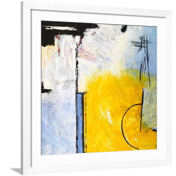 Art.com Composition C Art Print by Hyunah Kim, White Frame Wall Art, 38" x 38"