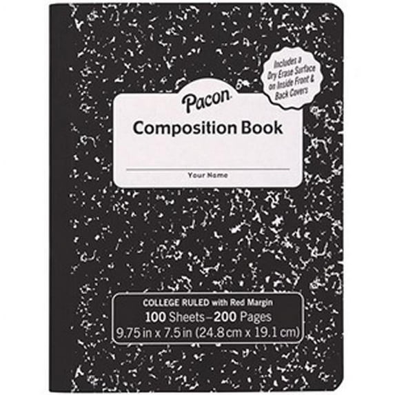 Composition Dryerase Wide Book