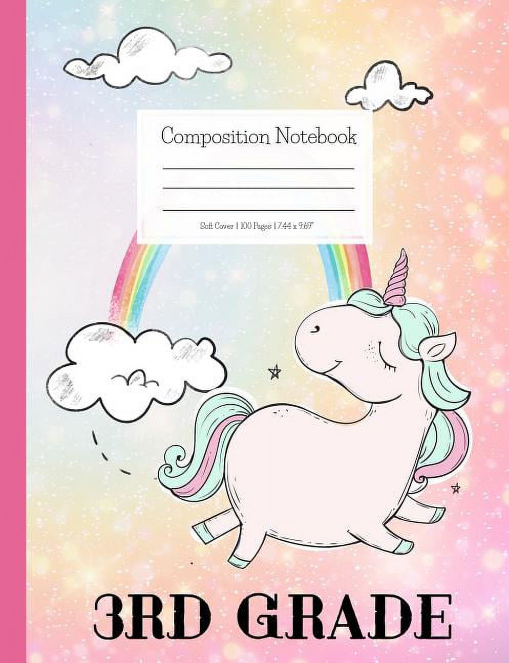 Composition Notebook 3rd Grade Unicorn Composition Notebook, Soft
