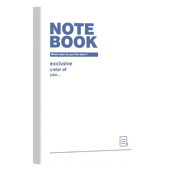 Composition Notebook, 5.4x8 inch College Ruled Notebook, 64 Sheets Lined Ruled Paper, 1 Pc White B5 Notebook for Study and Work, Study Supplies Comp Book for Note Taking