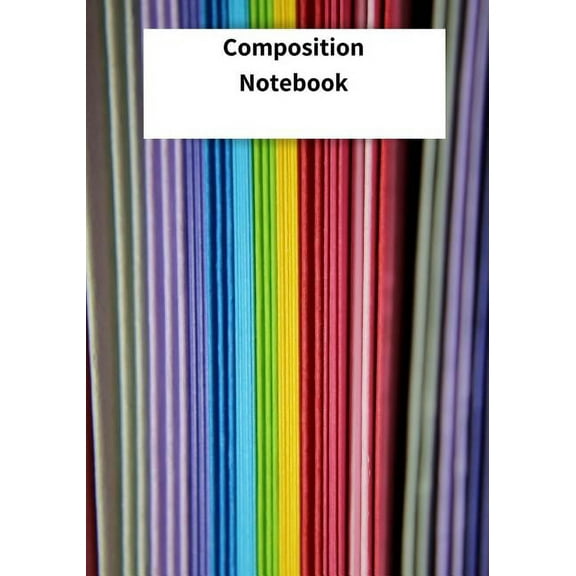 Composition Notebook: 7x10 inch 120 Page Notebook College Rule. This Pad is Perfect for School or for all your Bullet Lists, Holiday Planning, or your Thoughts. Colorful, Glossy Paperback cover. (Pape