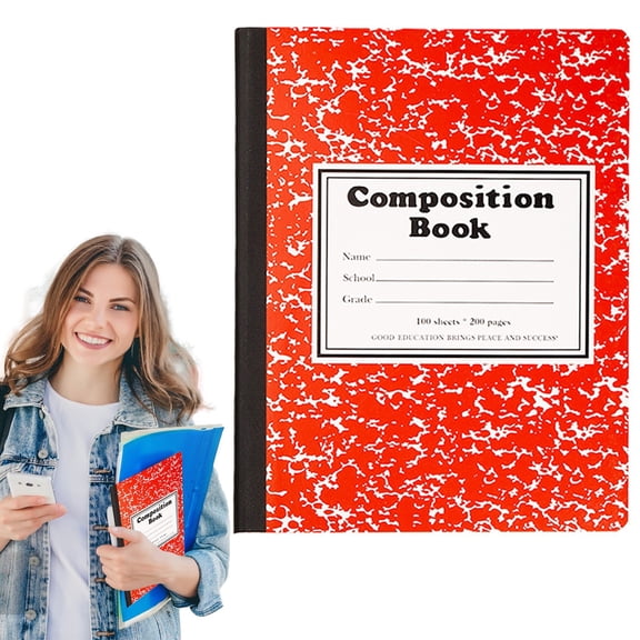 Composition Notebook, Bulk Composition Notebooks for Classroom Marble Composition Notebook College Ruled Composition Notebook Standard Size Notebooks Wide Ruled Composition Noteboo,Office Supplies