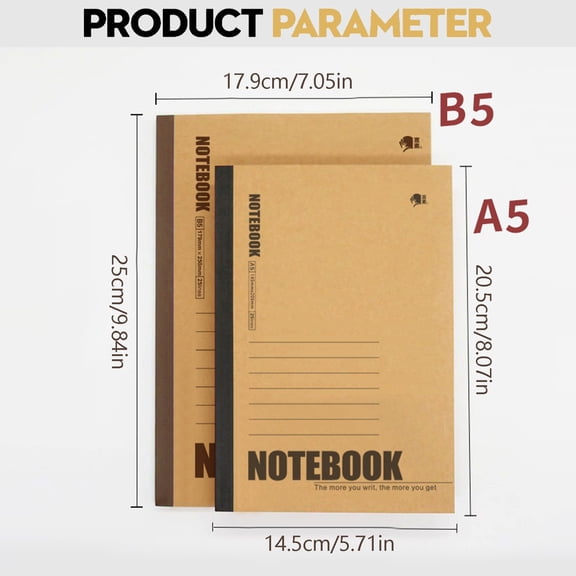 Composition Notebook College Ruled Rainbow Spine for Home Office and Writing
