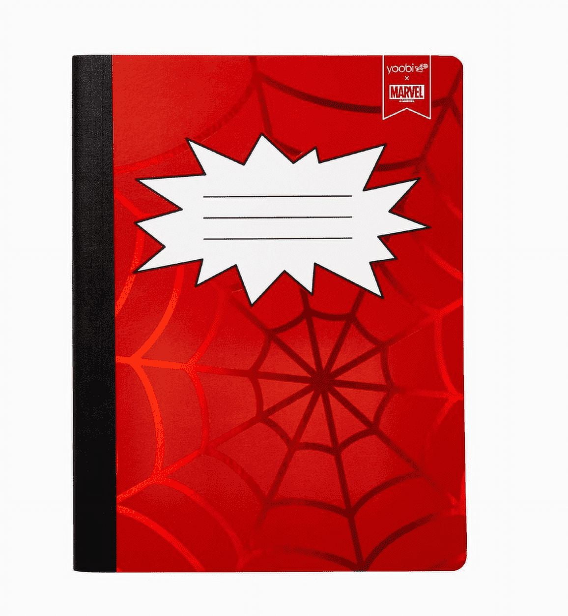 Red Comp Notebook Composition Notebook College Ruled Red Web - Yoobi - Walmart.com