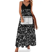 Composition Notebook Design Gifts Sleeveless Dress Woman fashion Woman clothes clothes Dress
