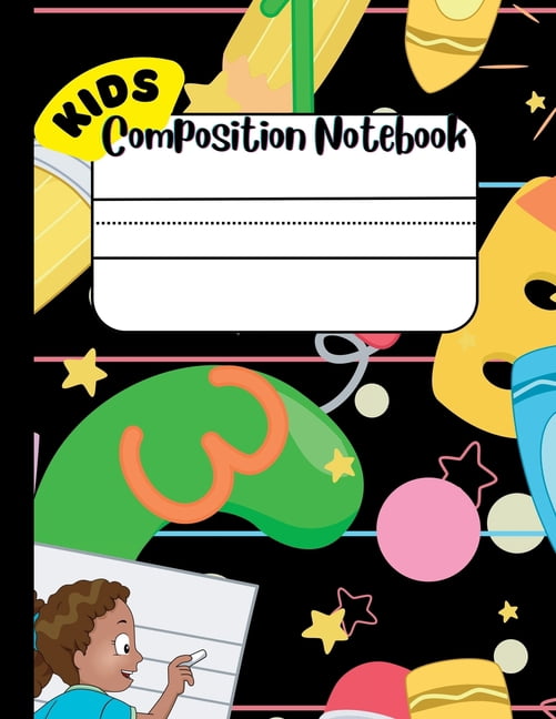 Composition Notebook for Kids: Draw and Write Journal for kids with Cut ...